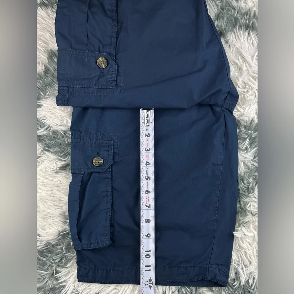 Tommy Hilfiger Kids Boy's Navy Blue Cargo Shorts Size 20 Light Weight